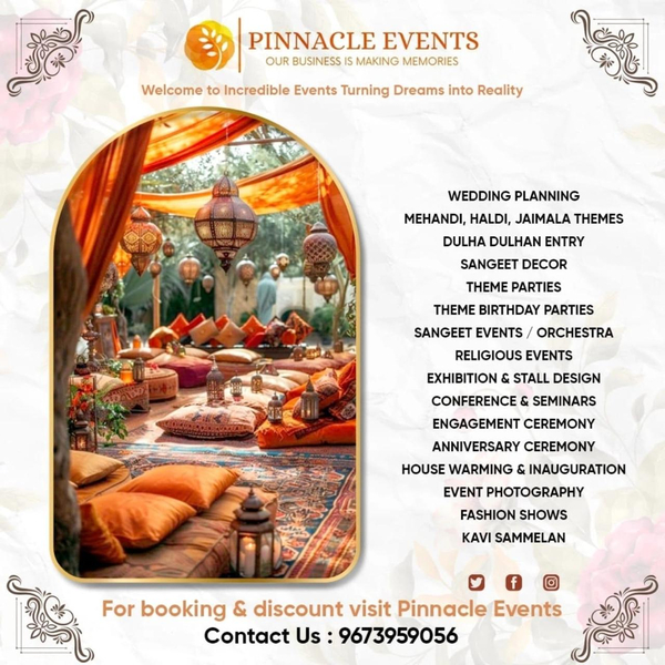 Cover photo of Pinnacle Events & Wedding Planning Company - Nagpur